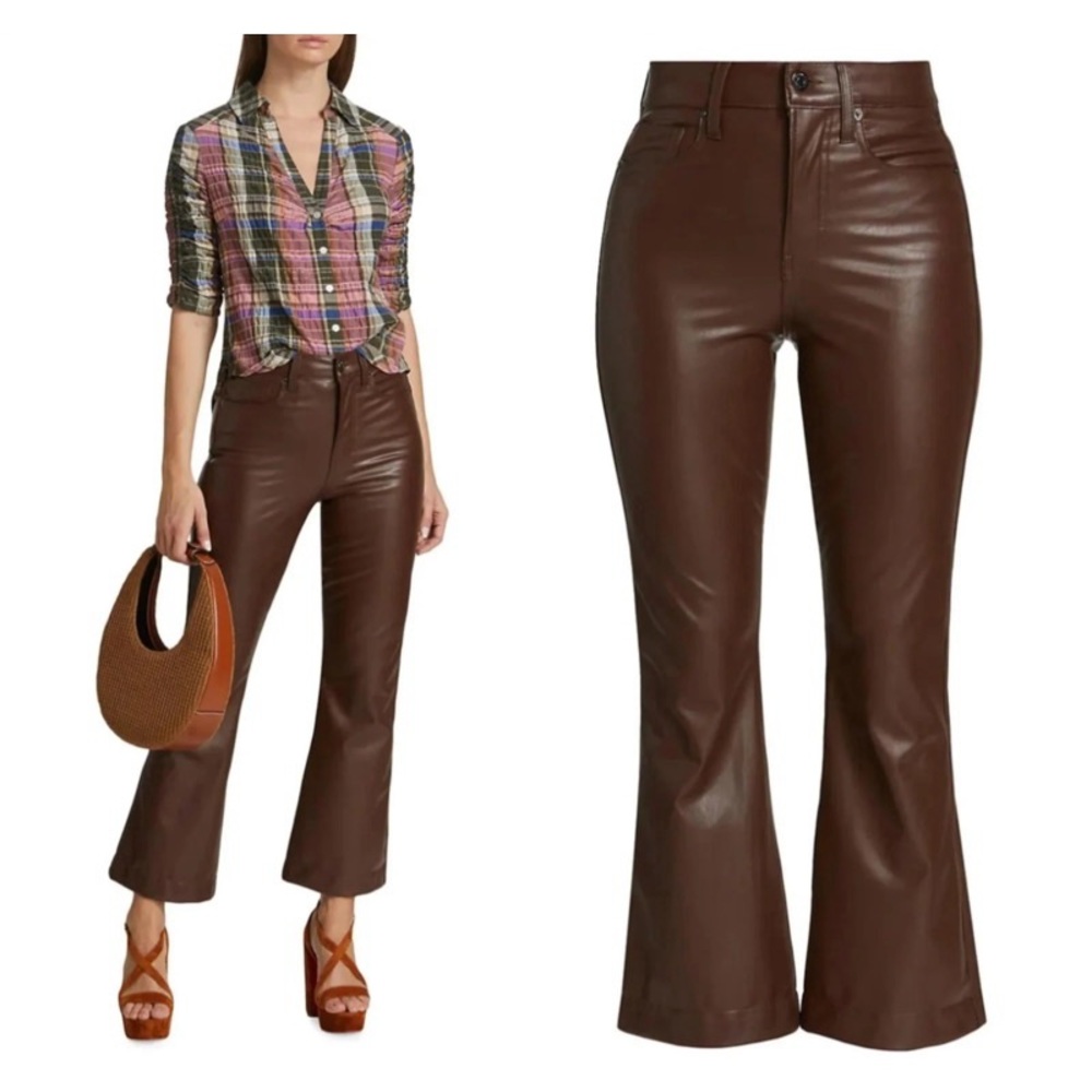 Veronica Beard Carson High Rise Ankle Flare Pants | Chicory